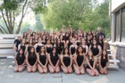 Jackson Hole Broncs Girls Varsity Swimming Fall 21-22 team photo.