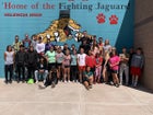 Valencia Jaguars Boys Varsity Track & Field Spring 18-19 team photo.