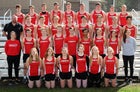 Liberty Lancers Boys Varsity Track & Field Spring 18-19 team photo.