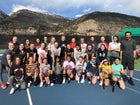 Glenwood Springs Demons Girls Varsity Tennis Spring 18-19 team photo.