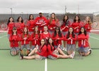 Grants Pirates Girls Varsity Tennis Spring 18-19 team photo.