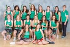 Moriarty Pintos Girls Varsity Tennis Spring 18-19 team photo.