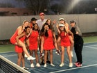 Sandia Matadors Girls Varsity Tennis Spring 18-19 team photo.
