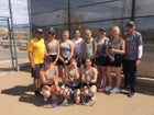 Cibola Cougars Girls Varsity Tennis Spring 18-19 team photo.