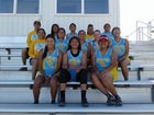 Dulce Hawks Girls Varsity Track & Field Spring 17-18 team photo.