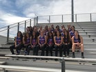 Los Lunas Tigers Girls Varsity Track & Field Spring 17-18 team photo.