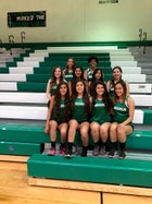 Mora Rangers Girls Varsity Track & Field Spring 17-18 team photo.