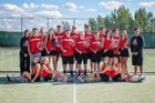 Rawlins Outlaws Boys Varsity Tennis Fall 19-20 team photo.