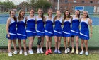 Holmes Aces Girls Varsity Tennis Spring 20-21 team photo.