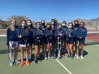 La Cueva Bears Girls Varsity Tennis Spring 20-21 team photo.