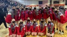 Chenango Valley Warriors Co-ed Varsity Cheer Winter 21-22 team photo.