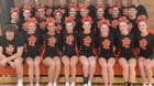 Idaho Falls Tigers Co-ed Varsity Cheer Winter 21-22 team photo.