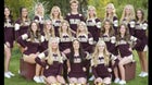 Rigby Trojans Co-ed Varsity Cheer Winter 21-22 team photo.