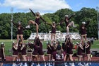 Colonie Central Wolfpack Co-ed Varsity Cheer Winter 21-22 team photo.
