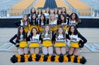 Alamogordo Tigers Co-ed Varsity Cheer Winter 21-22 team photo.