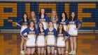 Ririe Bulldogs Co-ed Varsity Cheer Winter 21-22 team photo.