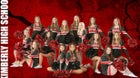 Kimberly Bulldogs Co-ed Varsity Cheer Winter 21-22 team photo.