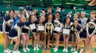 Timberlake Tigers Co-ed Varsity Cheer Winter 21-22 team photo.