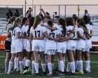 Vista del Lago Eagles Girls Varsity Soccer Spring 15-16 team photo.