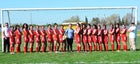 Gustine Reds Girls Varsity Soccer Spring 15-16 team photo.