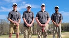 Queen's Grant Stallions Boys Varsity Golf Spring 22-23 team photo.