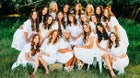 Shelley Russets Co-ed Varsity Dance Team Winter 22-23 team photo.