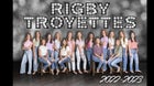 Rigby Trojans Co-ed Varsity Dance Team Winter 22-23 team photo.