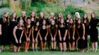 Rocky Mountain Grizzlies Co-ed Varsity Dance Team Winter 22-23 team photo.