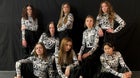 Bonneville Bees Co-ed Varsity Dance Team Winter 22-23 team photo.