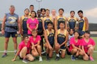 Highland Hornets Boys Varsity Cross Country Fall 17-18 team photo.