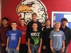 Quemado Eagles Boys Varsity Cross Country Fall 17-18 team photo.