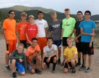 Taos Tigers Boys Varsity Cross Country Fall 17-18 team photo.