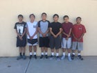 To'hajiilee Warriors Boys Varsity Cross Country Fall 17-18 team photo.