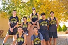 Mesa Vista Trojans Boys Varsity Cross Country Fall 17-18 team photo.
