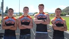 Capitan Tigers Boys Varsity Cross Country Fall 17-18 team photo.