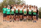 Pojoaque Valley Elks Boys Varsity Cross Country Fall 17-18 team photo.
