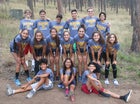 Ruidoso Warriors Boys Varsity Cross Country Fall 17-18 team photo.