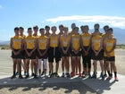 Cibola Cougars Boys Varsity Cross Country Fall 17-18 team photo.