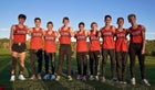 Albuquerque Academy Chargers Boys Varsity Cross Country Fall 17-18 team photo.