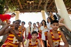 AIMS College Prep Golden Eagles Boys Varsity Cross Country Fall 17-18 team photo.