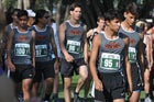 Aztec Tigers Boys Varsity Cross Country Fall 17-18 team photo.