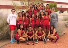 Grants Pirates Girls Varsity Cross Country Fall 19-20 team photo.