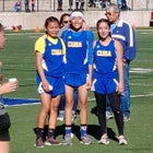 Cuba Rams Girls Varsity Cross Country Fall 19-20 team photo.