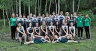 Cloudcroft Bears Girls Varsity Cross Country Fall 19-20 team photo.