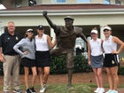 Apex Cougars Girls Varsity Golf Fall 18-19 team photo.