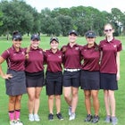 Niceville Eagles Girls Varsity Golf Fall 18-19 team photo.