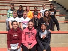 Clayton Yellowjackets Girls Varsity Track & Field Spring 13-14 team photo.