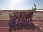 Centennial Hawks Girls Varsity Track & Field Spring 13-14 team photo.