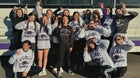 Clovis Wildcats Girls Varsity Swimming Winter 24-25 team photo.