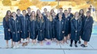 Oak Grove Classical Academy Owls Girls Varsity Swimming Winter 24-25 team photo.
